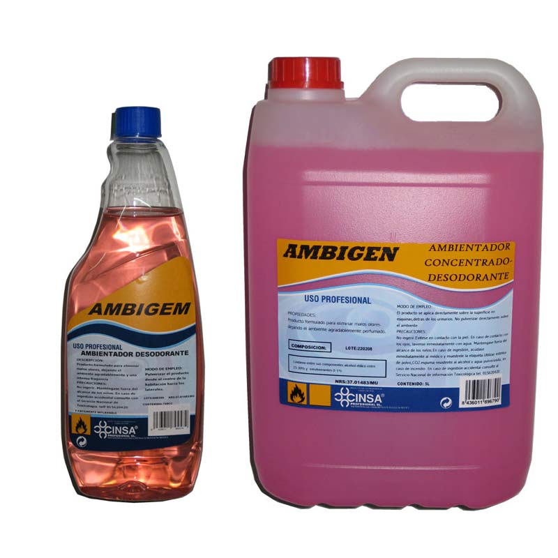 Cinsa ambientador ambigen desodorante 750ml. pistola