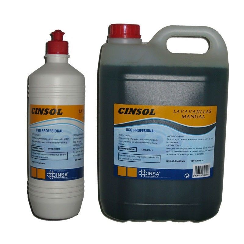 Cinsa lavavajillas cinsol concentrado 5lt.