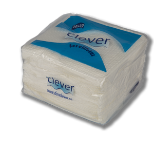 Servilleta 30x30 1 capa "don clever" 70und.