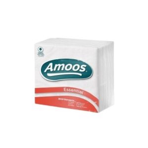 Servilleta amoos essential 33x33 2 capas " 90und.