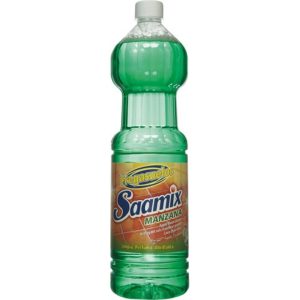 Saamix. fregasuelos hogar manzana 1,5lt. (caja 9 und).