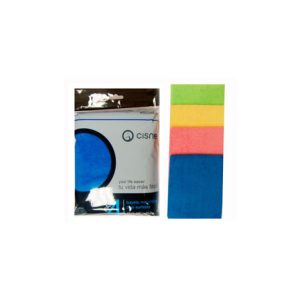 Bayeta microfibra "Cisne" 36x38 cm. (paquete 4 und.)