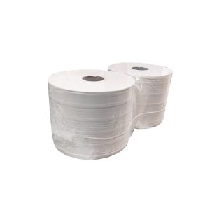 Pack 2 bobinas industrial secamanos doble "AMOOS" 3,5 kg.