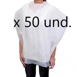 Capas blancas para tinte de 84x110cm. R400 (50 und.)