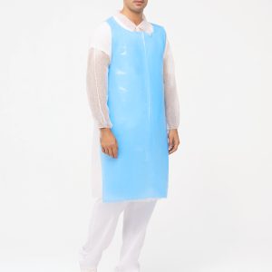 Delantal polietileno A14 "SANTEX" 50 mic. Caja 500 und. Varios colores