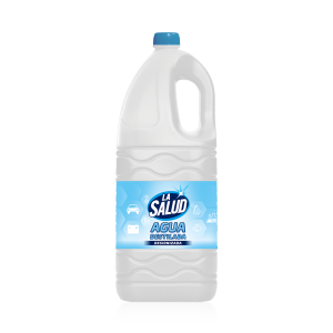 Agua destilada "La Salud" 5 litros. Caja 3 unidades