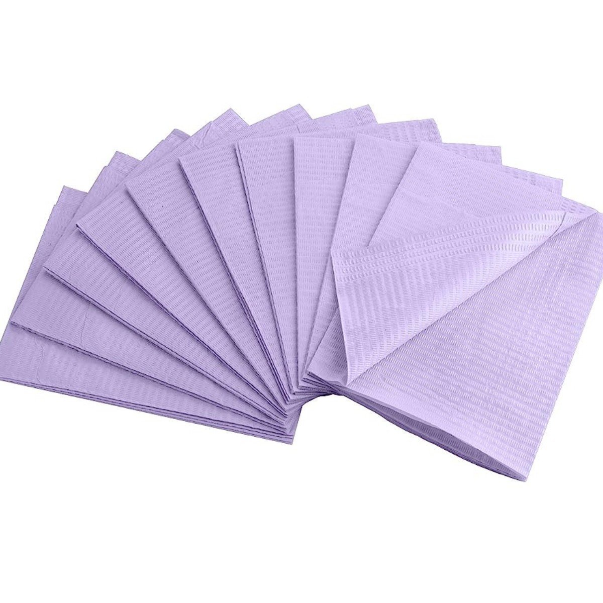 Campos quirúrgicos lila 33x45cm doble capa (500 und.)