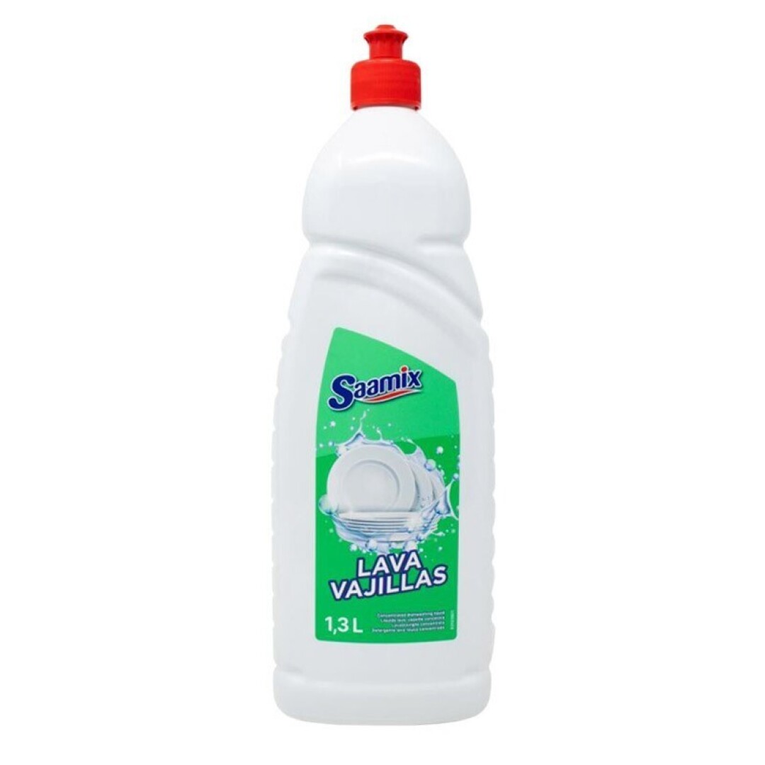 Lavavajillas manual concentrado SAAMIX 1300 ml.