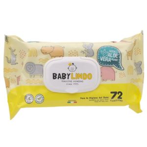 Toallitas húmedas baby lindo aloe 72und - EU