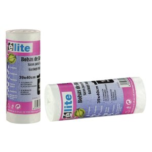 ELITE. Rollo 30 und. bolsas basura 30x39 blanca 10-12 lt.